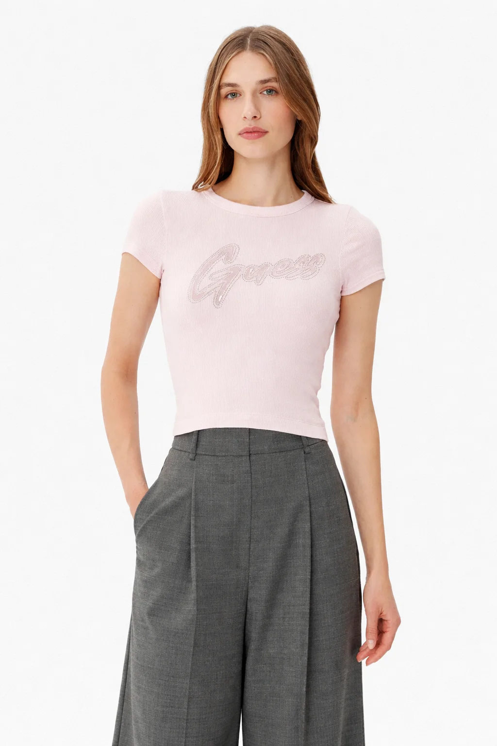 t-shirt damski  - Slim Fit