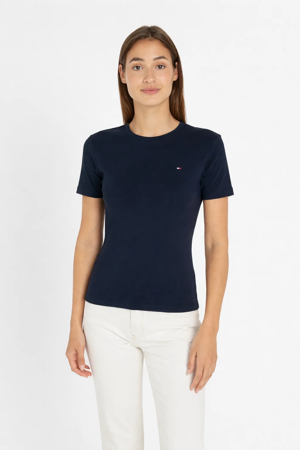 t-shirt damski  - SLIM CODY C-NK SS - SLIM FIT